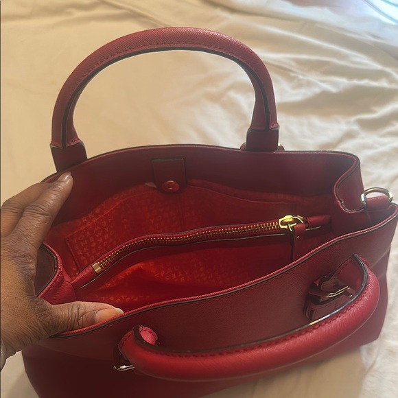 kate spade Red Satchel with Structured Shape and Detachable Strap - Picture 5 of 10